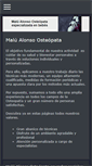 Mobile Screenshot of osteopatamalualonso.com